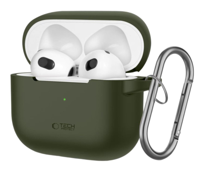 Pozostałe Tech-Protect Silicone Hook do Apple Airpods 3. generacji olive green